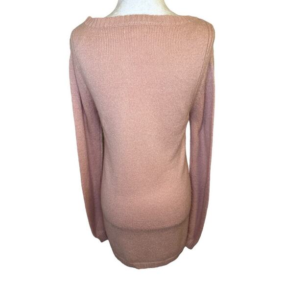 LC Lauren Conrad Women's‎ Pink Bling Unicorn Sweater Size Small Pullover - Picture 4 of 9